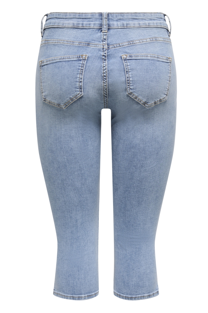 ONLBLUSH MW SLIT CAPRI DNM PIM NOOS 15344812 LIGHT BLUE DENIM